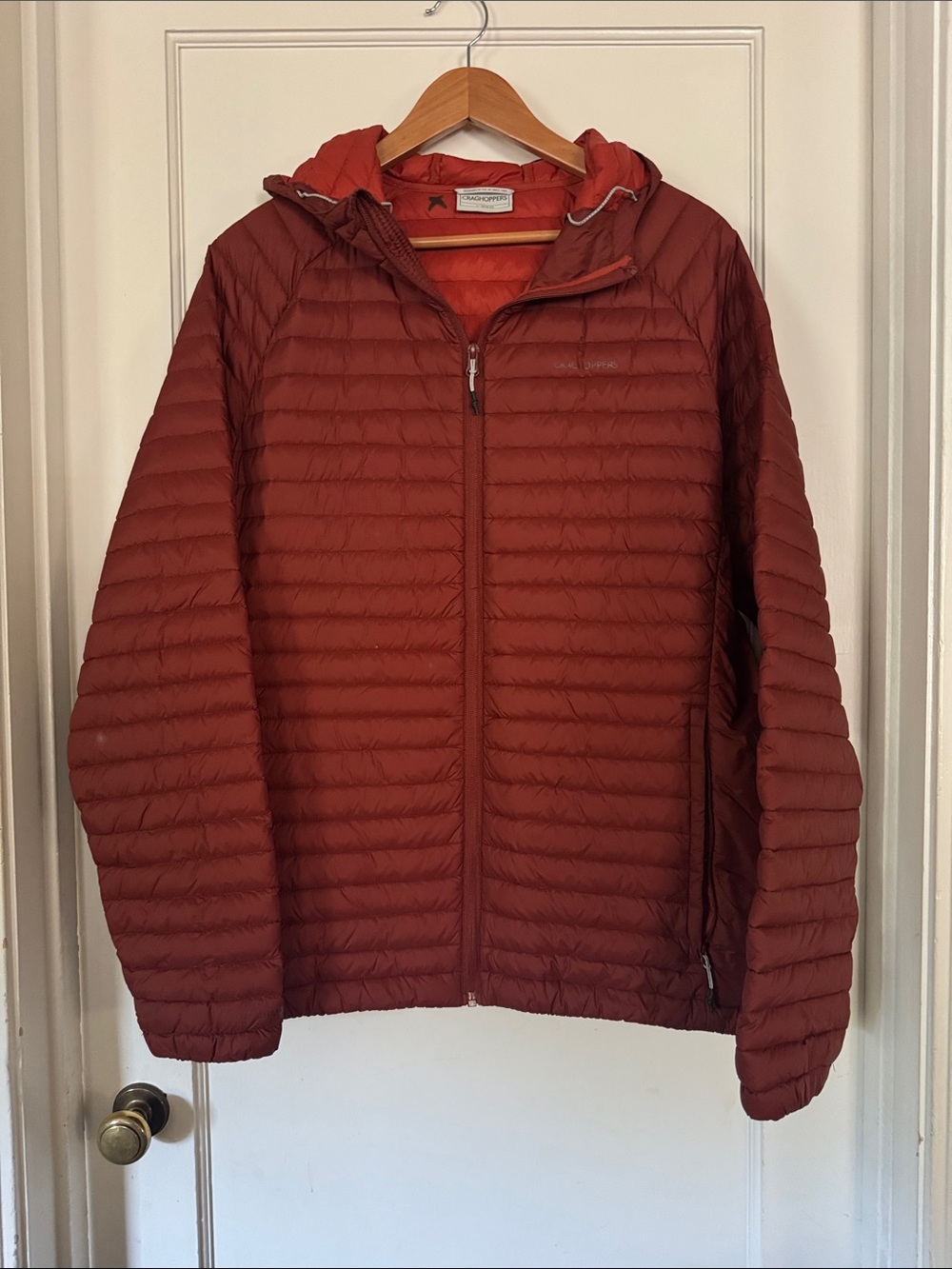 Craghoppers Men's Hooded Puffer Jacket - Rust
